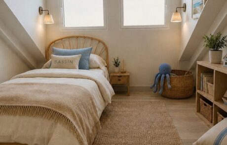 Après la rénovation d’un appartement front de mer complet à Arcachon par Cap Renov (7) | CAP RENOV