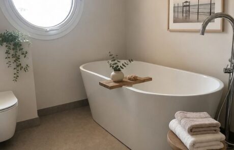 Après la rénovation d’un appartement front de mer complet à Arcachon par Cap Renov (9) | CAP RENOV